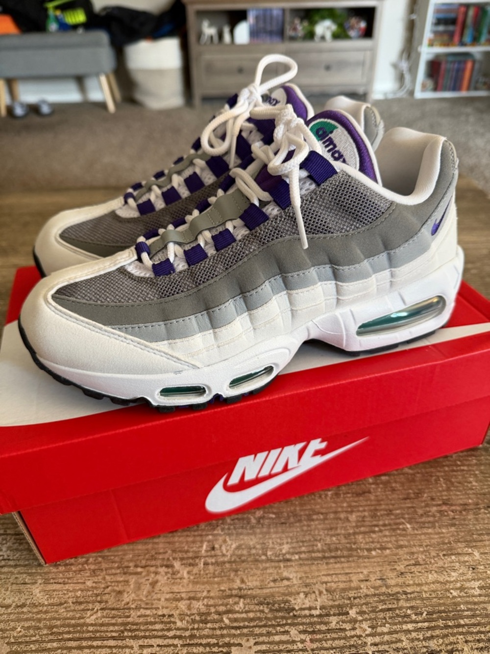 Nike women’s Air Max 95 OG ‘Grape’ sneakers